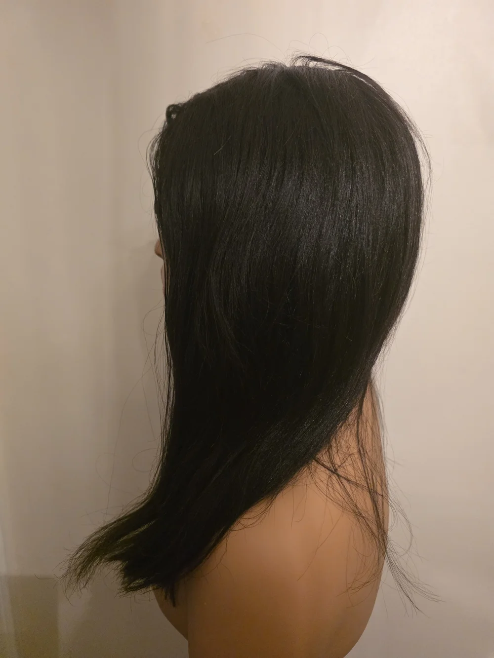 Natural Black Yaki Straight Human Hair Lace Wig - Premium Brand